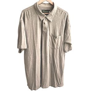 Cariloha Men’s Bamboo Blend Natural Polo Shirt 2XL